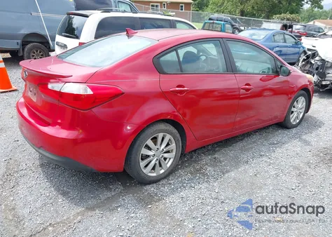 2016 Kia Forte Lx из США, поврежденный, VIN KNAFX4A63G5443706